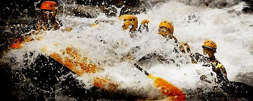 Whitewater in Savoie in the Alps, it rocks!